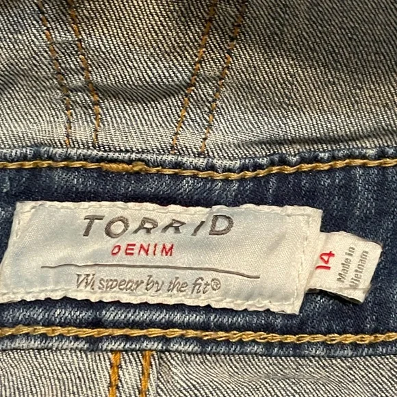 Torrid Blue Denim Overalls - Picture 3 of 5